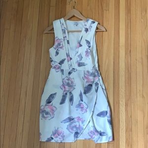 Tobi White Floral Mini Dress